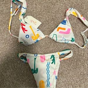 NWT Aurelle Bikini Set in Medium